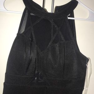 Black Homecoming dress from Honey and Rosie